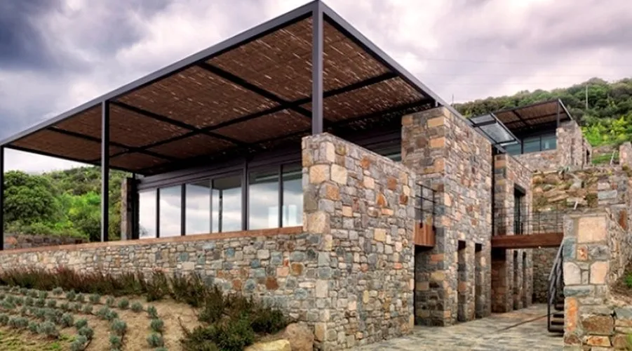 Turkish stone house architecture